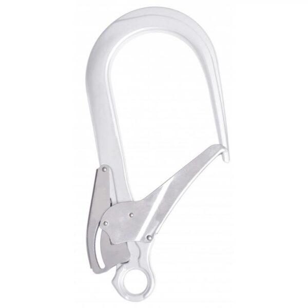 Karabinhage af aluminium til stilladsarbejde med automatisk lukning