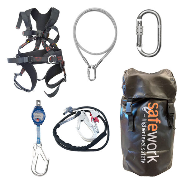Faldsikringssæt til montagearbejde