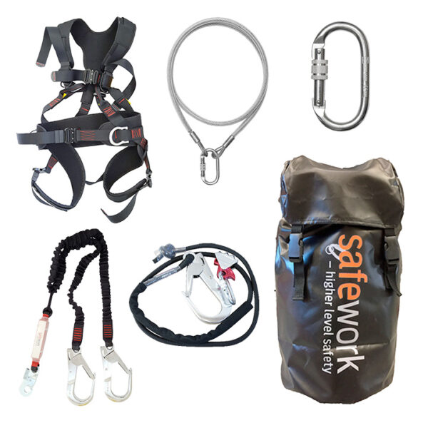 Faldsikringssæt til montagearbejde / vedligeholdelse