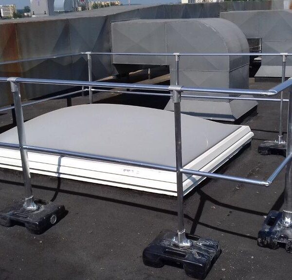 Ovenlyssikring, Rækværk 1,5 x 1,5 m