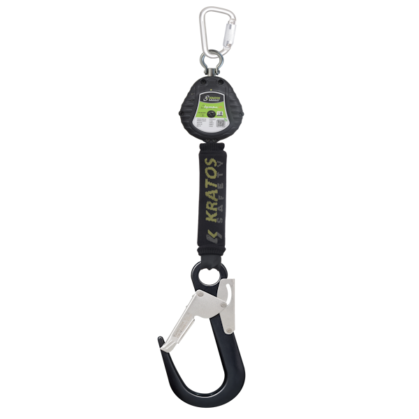 Kratos faldblok 2 m med absorber og stor karabin